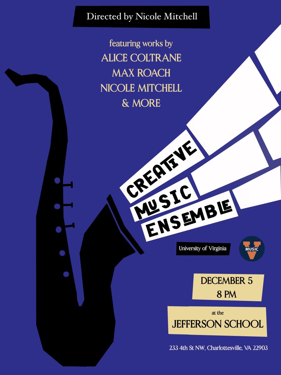poster for creative music ensemble