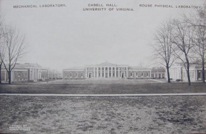 Postcard of Cabell Hall prior to 1907