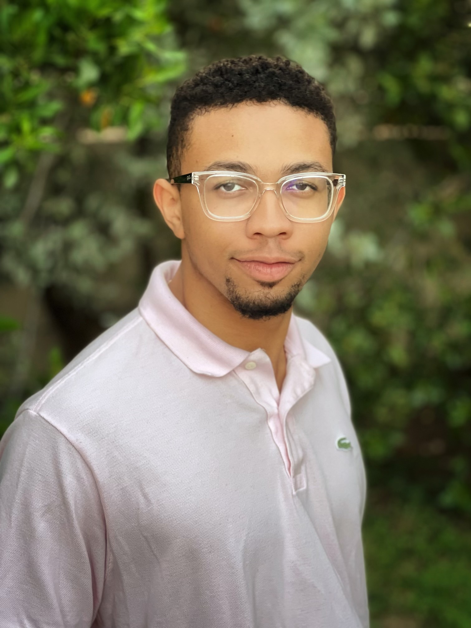 A headshot image of undergraduate composer Hunter Colson