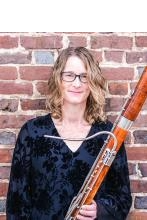 Elizabeth Roberts with bassoon