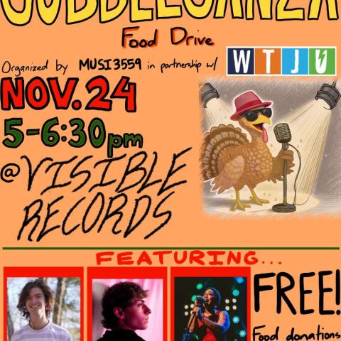 GobbleGanza! Food Drive and Live Concert