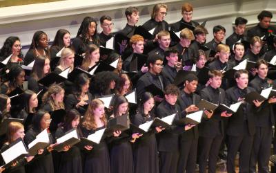 The University Singers, Virginia Glee Club, Virginia Women's Chorus, UVA Chamber Singers