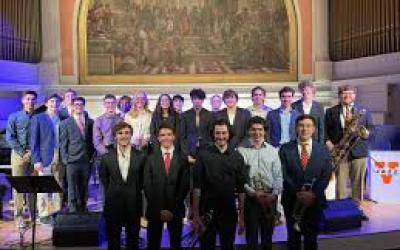 UVA Jazz Ensemble in Old Cabell Hall by Sarah Phommachanthone