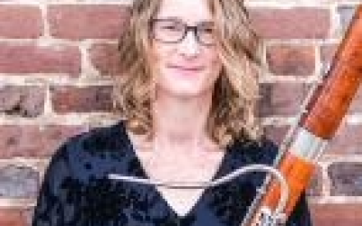 Elizabeth Roberts with bassoon
