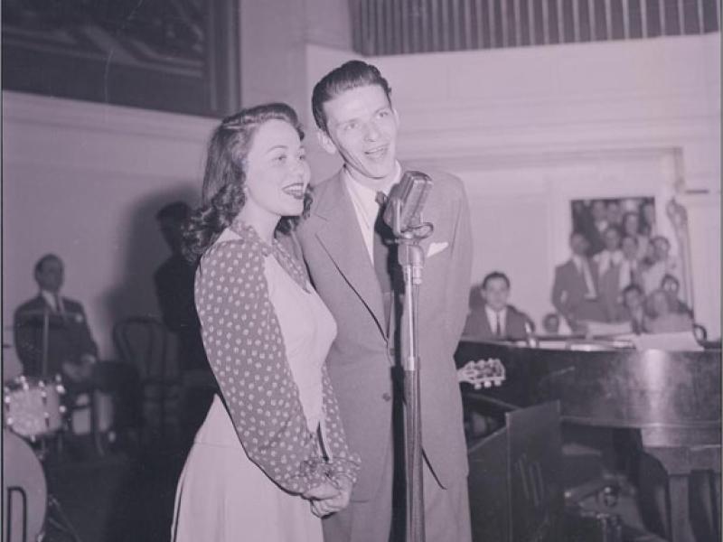 Frank Sinatra & Connie Haynes singing with The Tommy Dorsey Orchestra at Old Cabell Hall Auditorium February 16th, 1940