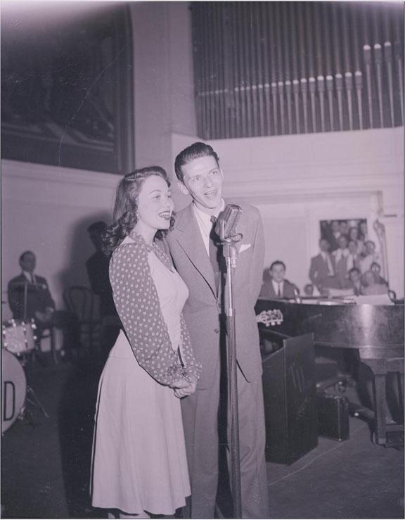 Frank Sinatra & Connie Haynes singing with The Tommy Dorsey Orchestra at Old Cabell Hall Auditorium February 16th, 1940