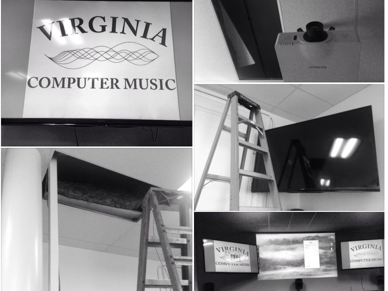 The Virginia Center for Computer Music (VCCM) is our primary studio for computer music teaching