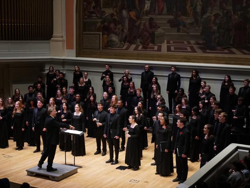UVA University Singers, Michael Slon conducting