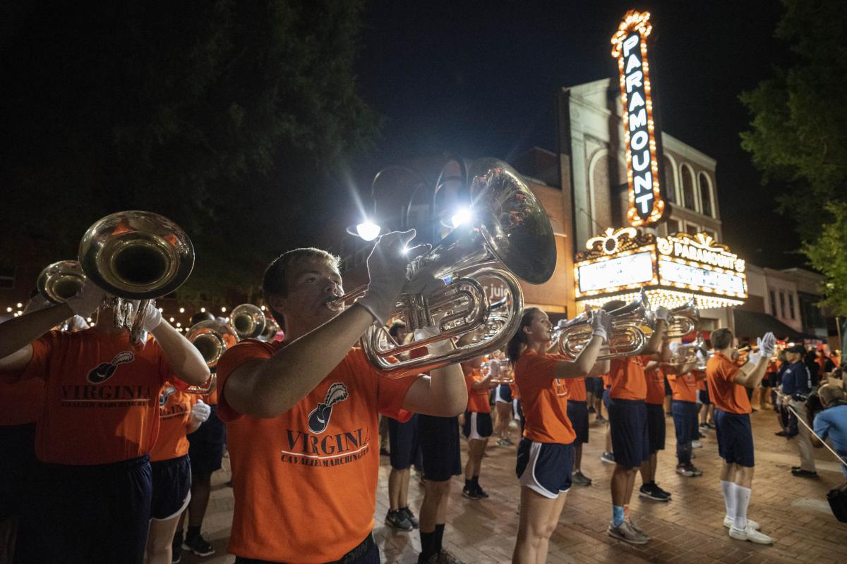 Cavalier Marching Band at Paint the Town Orange by Sanjay Suchak