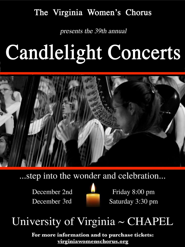 Virginia Women's Chorus Candlelight Concerts McIntire Department of Music
