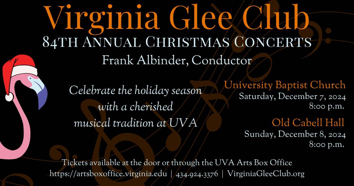 Virginia Glee Club Christmas Concerts
