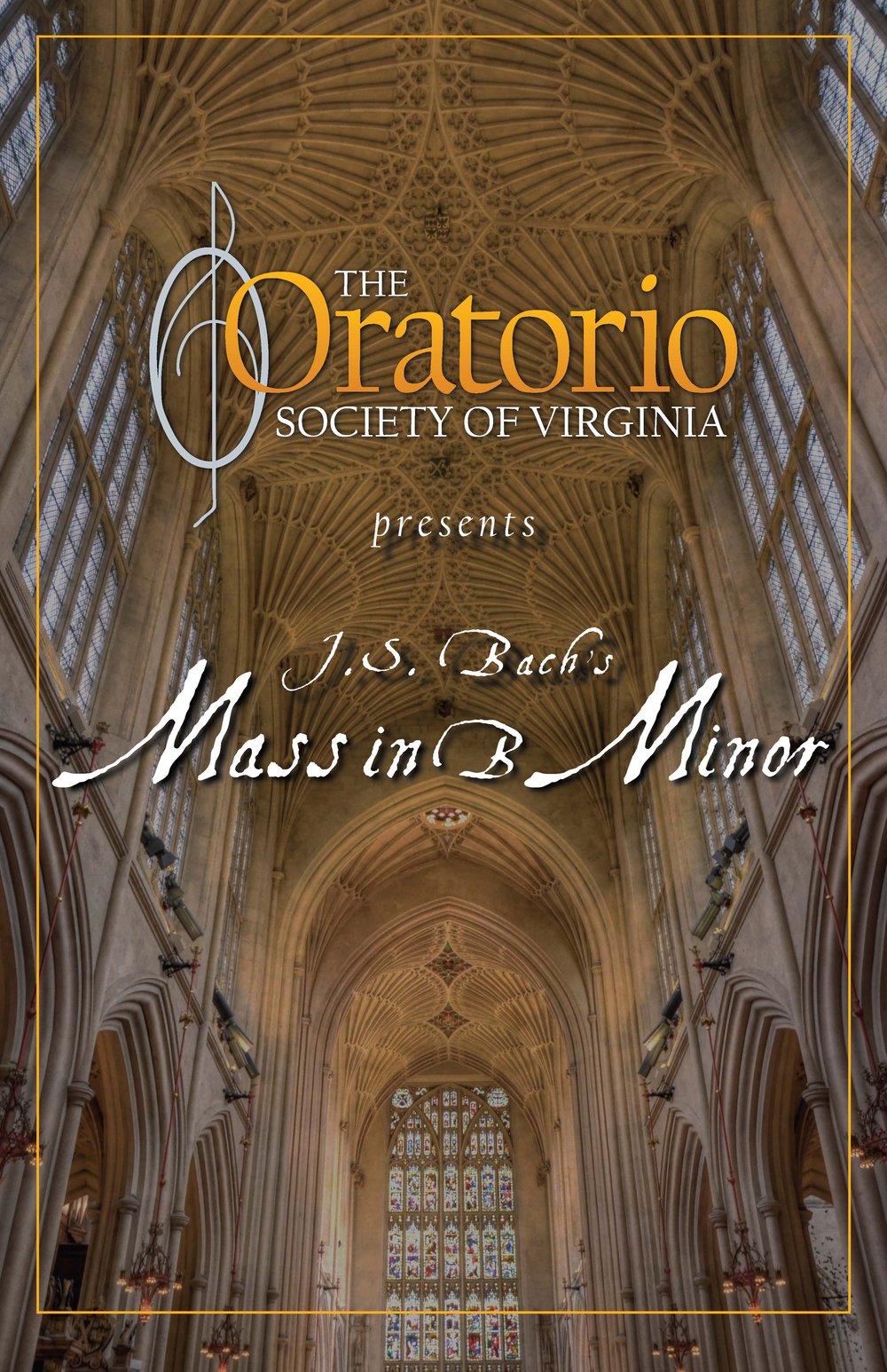 Poster for Oratorio Concert